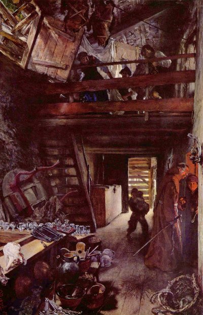 Küche in Hofgastein von Adolph Menzel